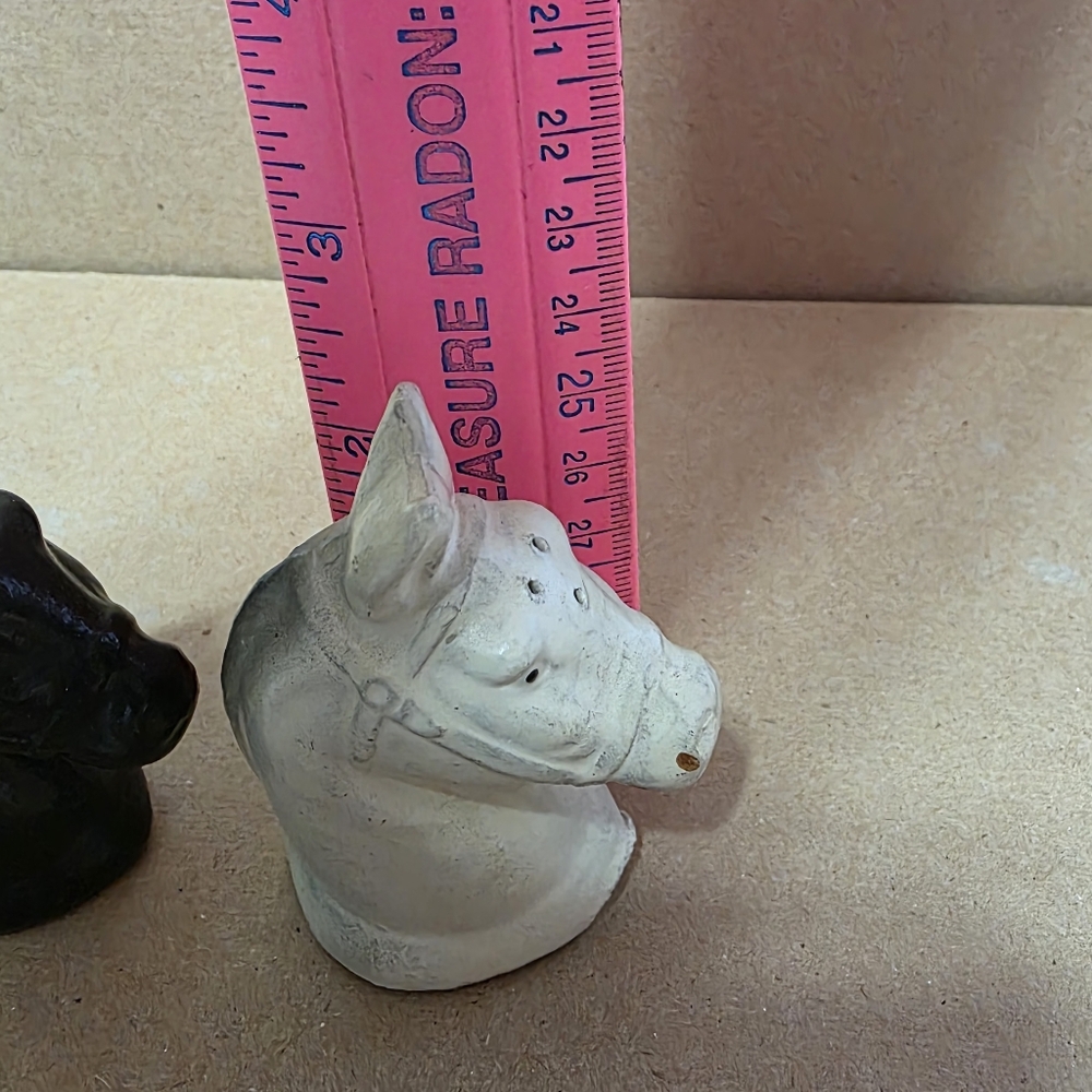 Vtg Horse Head Salt Pepper Shaker Set #228 - Picture 6 of 8